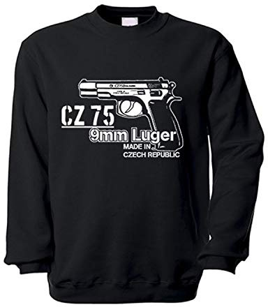 Copytec CZ 75 9mm Luger Pistole Waffe Deko Sportschütze Tschechien - Pullover #17760