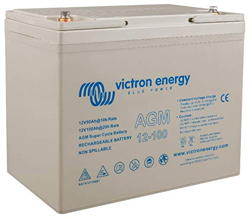 Victron Energy - Batterie 100Ah 12V AGM Super Cycle Victron Energy Photovoltaïque Nautique - BAT412110081