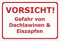 Melis-Folienwerkstatt Aufkleber Dachlawinen Eiszapfen - 30x20cm – 20 VAR S00018-006-E