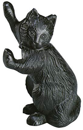 Esschert Design Türstopper Katze Landhaus Gusseisen Landhausstil schwarz