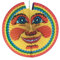6x Lampion Laterne Sonnemotiv 42cm