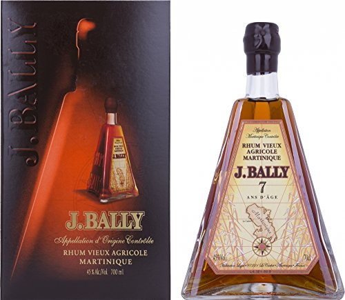 J. Bally Rhum vieux Agricole Martinique 7 ans d'âge avec emballage cadeau (1 x 0,7 L)