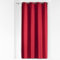 RIDEAU A OEILLETS 140 x 280 CM POLYESTER UNI ESSENTIEL ROUGE
