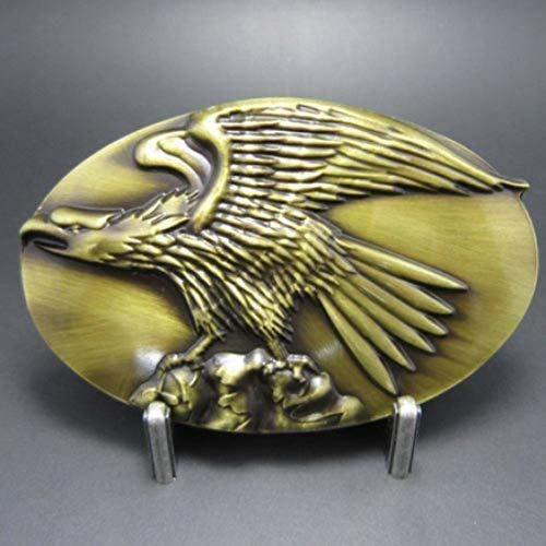 Buckle Western Eagle, Adler, messingfarben, Gürtelschnalle