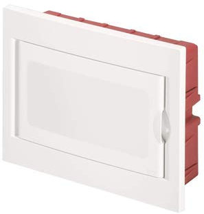 Verteilerkasten Serie 600 - Unterputz - Tür weiß - 2 x 12 TE - IP40 - weiß