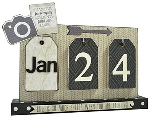 Kaisercraft Beyond The Seite MDF Tag Kalender mit 14 Tags, 14 x 22,2 x 3,8 cm,