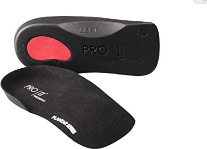 Plantillas ortopédicas para el tratamiento de la fascitis plantar, color Negro, talla 7/8.5 UK