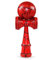 Ganzoo Kendama aus Buchen-Holz, Original Japanisches Traditionelles Holz-Sportgerät mit Kugel, Schnur und Fangteller für Geschicklichkeit/Balancing, Geschenk-Idee (rot schwarz)