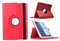 Theoutlettablet® Funda Giratoria 360º para Tablet Bq Aquaris M10 10.1 Book Cover Case Protección Delantera y Trasera Color Rojo