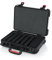 Gator Cases TSA Série ATA mallette en polyéthylène moulé avec mousse pour 6 microphones sans fil avec stockage des piles (GTSA-MICW6)