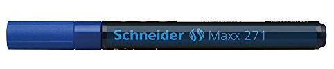 Schneider Schreibgeräte Lackmarker Maxx 271, 1-2 mm, blau