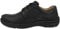 Clarks Nature Three Herren Derby Schnürhalbschuhe, Schwarz (Black Leather), 39.5 EU