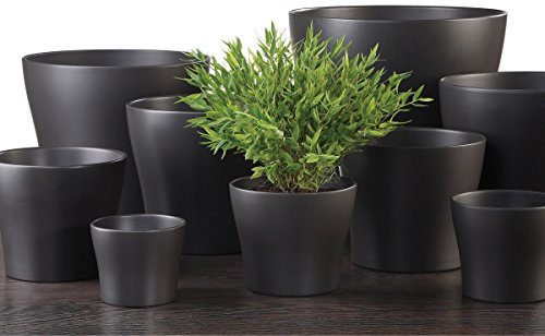 Scheurich Pflanzgefäß 808 Anthrazit (15 cm)