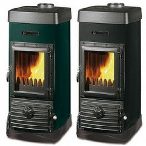 STUFA A FUOCO CONTINUO MAX PANORAMICA NERA