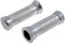 Lenkergriffe Alu silber für 1 Zoll Lenker, Alu/silber, Motorrad, Chopper