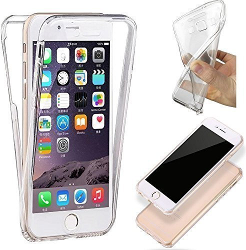 AMPLE® - Full Body (Back & Front) TPU Gel Protective Transparent Case Cover For IPHONE 6 PLUS/6S PLUS