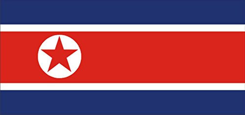 Autoaufkleber - Autoaccessoires - Aufkleber Fahne A-LS132 North Korea - Nordkorea 15 cm farbig - bunt - wehend - Tuning - Heckscheibe - Beschriftung