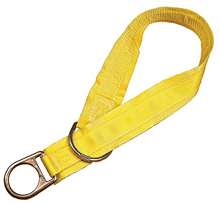 3M DBI-SALA 1003006 Tie Off Adaptor, 6', Pass-Thru Type, with 3 Wear Pad, Yellow