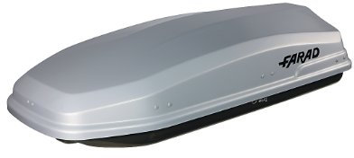 FARAD 1-9631 N/9 Dachbox Torpedo 400 Liter Metallic-Grau