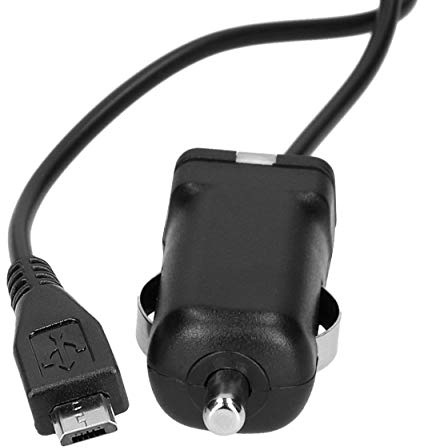 mumbi 20388 - KFZ Ladekabel (Micro USB), kompatibel mit Sony Xperia E3. 1000mAh mit Spiralkabel