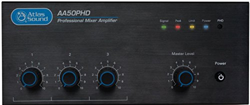 Atlas Sound 50W 3 Input Mixer Amplifier
