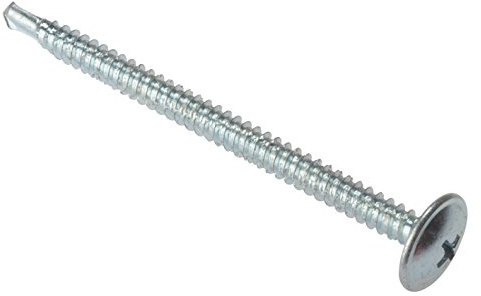 Baypole Self-Drill Screw Phillips Wafer Head ZP 4.8 x 100mm Box 100