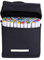 yosoo Aufbewahrungstasche für Marker, 24 Farben, Doppelspitze, Marker + schwarze Tasche, für Kunst/Animation/Design/Skizzen, Marker schwarz