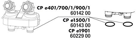 JBL M138504 Cp E4/7/900/1,2 O-Ring Hose Connector Set (2X), 1000 g