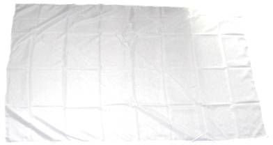 Fahne Stockflagge Weiß zum Bemalen 30 x 45 cm Flagge