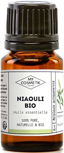 MY COSMETIK - Ätherisches Niaouliöl - Aus biologischem Anbau - HEBBD/HECT chemotypisiert - 100% rein und natürlich - ECOCERT-zertifiziert - 10 ml
