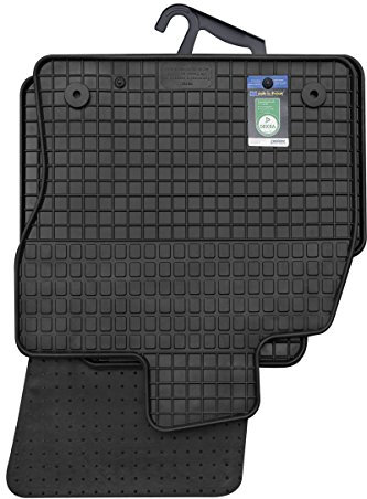 PETEX Gummimatten passend für Passat ab 11/2014 / Passat GTE Variant ab 11/2014 Fußmatten schwarz 4-teilig