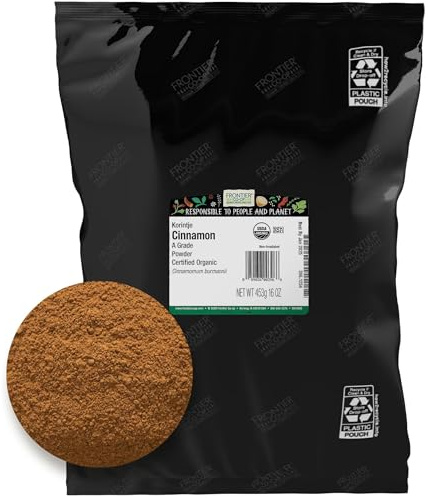 Frontier Organic Ground Korintje Cinnamon, 1 lb