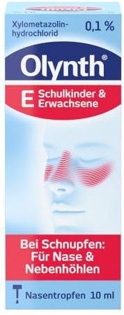 Olynth 0,1% - Abschwellende Schnupfen Lösung für Erwachsene und Schulkinder ab 6 Jahren – 10 ml Nasentropfen