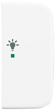 Busch-Jaeger Wippe 1-Fach, Symbol Licht 6231-22-214 alpinweiß Reflex SI Bussystem-Tastwippe 4011395181072