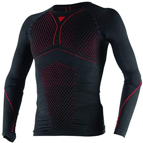 Dainese 201915932606XL/X Tee D-Core Ls D-Core Thermo, schwarz/rot, Größe XL/X