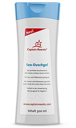 Salzwasser Duschgel Duschlotion | 300ml Outdoor Duschgel mit Aloe Vera | Biologisch abbaubares Duschgel | Ideale Camping Seife & Outdoor Seife