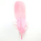 Natürliche Federn Gänsefedern, ca. 15-20 cm, 10 Stück, Rosa hell - Kopper-24 Gans Schwanzfedern Schmuck Dekoration Bastelfedern für Hochzeit Karneval Party Deko Kostüme Natur Basteln