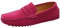 Jamron Uomo Pelle Scamosciata Penny Mocassini Comfort Scarpe da Guida Pantofole Fucsia S2088 EU41.5