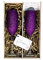 Sparkleware ® Sparkling Purple Champagne Glass Flutes, Set of 2 Hand Crafted Glasses with Box - Elegant Glassware for Women and Men