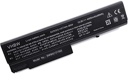vhbw batteria compatibile con HP ProBook 6545b, 6550b, 6555b, 6700b, 6730b, 6735b laptop, notebook (4400mAh, 10,8V, Li-Ion)