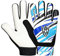 Keeperking Torwarthandschuhe Kinder, Jungen und Mädchen, Junior Fußballhandschuhe Fußball Spielerhandschuhe für Jungen tormannhandschuhe (7,Blau-Schwarz-Weiß)
