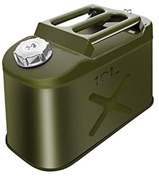 10 Liter, 20 Liter, 25 Liter, 30 Liter, 40 Liter, 50 Liter, 60 Liter Benzintank, Verdickter Benzintank, Benzinkanister aus Metall für Motorrad und Auto Tragbarer Benzintank
