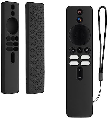 kwmobile Custodia Silicone Telecomando Compatibile con Xiaomi TV Box S (2nd Gen) Cover - Guscio Protettivo Telecomando Antiscivolo - nero