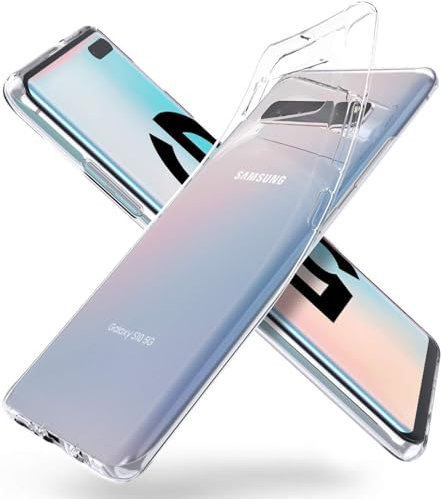Hülle für Samsung Galaxy S10 Transparent Ultra Dünne weiche TPU Handyhülle Flexible Klar Case Cover Rückseite