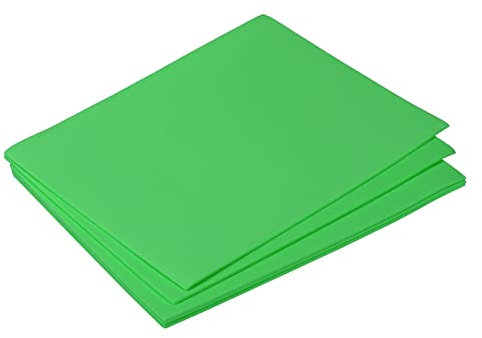 sourcing map Espuma EVA Hoja Verde, Espuma para Tapizar 7,6 Pulgadas x 5,9 Pulgadas Espesor 2mm, para Artesanías DIY, Paquete de 5