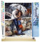 Figured'Art Peinture par Numéro Adulte Couple sous la Pluie - Activité Manuelle Kit de Loisir Créatif DIY Numéro d'Art Complet - 40x50cm avec châssis en bois à monter