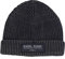 Karl Kani Unisex KA234-023-1 KK Woven Bold Washed Beanie Black, one Size