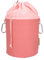 trendfinding Sac à pinces à linge en toile avec 2 mousquetons pour 200 pinces à linge, extra large et stable, vieux rose, marron châtaignier