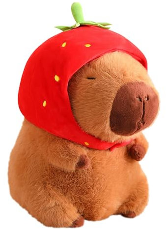 IXYHKB Juguetes Peluche Capybara, 23cm Simulación Carpincho Juguetes, Capibara Peluche Realista, Juguete de Peluche Capybara, Peluche de Capibara Muñeca para Niños y Amigos