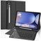 FOGARI Samsung Galaxy Tab S10 Plus/S9 Plus/S9 FE Plus 12.4'' Keyboard Case, Samsung Galaxy Tab S10+/S9+/S9FE+ 2024 Case Keyboard, UK QWERTY Layout Detachable Bluetooth, Black